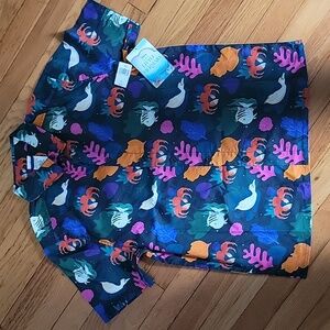 New Disney the little mermaid button front shirt size S